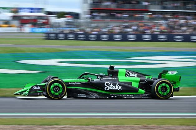 5th July 2024; Silverstone Circuit, Northamptonshire, England; Formula 1 2024 Qatar Airways British F1 Grand Prix; Free Practice Day; Valtteri Bottas (77) of Alfa Romeo in the Alfa Romeo C44 car during the first practice session  ActionPlus12664146 SimonxWest