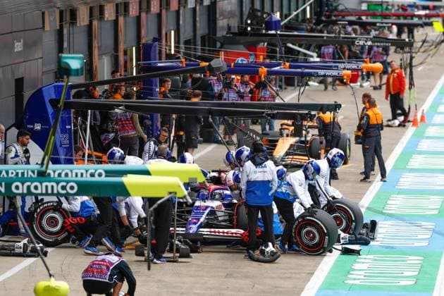 3 Daniel Ricciardo (AUS, Visa Cash App RB Formula One Team), F1 Grand Prix of Great Britain at Silverstone Circuit on July 5, 2024 in Silverstone, Great Britain. (Photo by HOCH ZWEI) Silverstone Great Britain