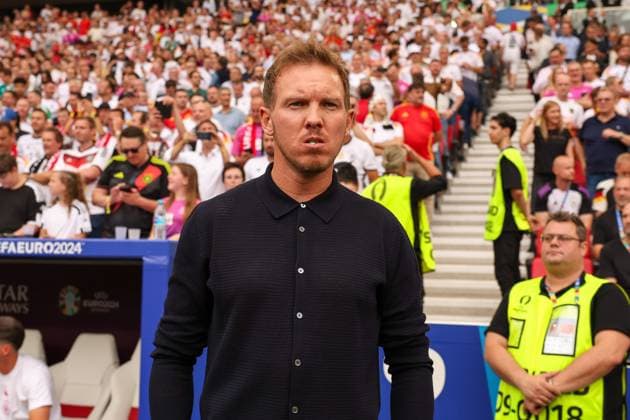 Bundestrainer Julian Nagelsmann (Deutschland), Spanien vs. Deutschland, Fussball, UEFA EURO, EM, Europameisterschaft,Fussball 2024, Viertelfinale, 05.07.2024 Stuttgart Baden-Wuerttemberg Deutschland
