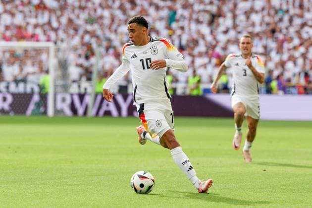 Jamal Musiala 10 (Deutschland), Spanien vs. Deutschland, Fussball, UEFA EURO, EM, Europameisterschaft,Fussball 2024, Viertelfinale, 05.07.2024 Stuttgart Baden-Wuerttemberg Deutschland