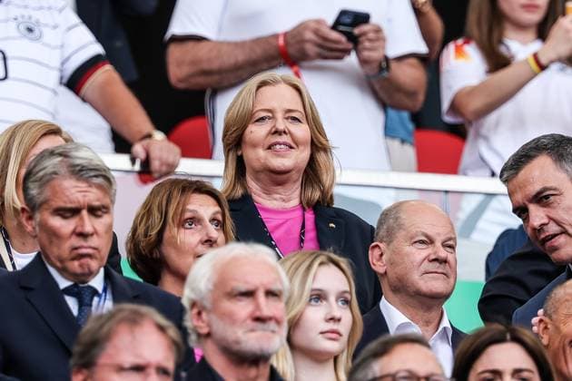 Fussball, UEFA EURO, EM, Europameisterschaft,Fussball 2024 Viertelfinale Spanien - Deutschland 05.07.2024, Stuttgart Arena Bärbel Bas (Bundestagspräsidentin, SPD) Stuttgart Stuttgart Arena Baden-Württemberg Deutschland