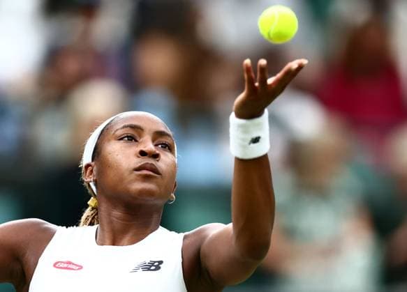Coco Gauff during her third round match Wimbledon Tennis Championships, Day 5, The All England Lawn Tennis and Croquet Club, London, UK - 05 Jul 2024  Copyright: xJamesxMarsh Shutterstockx 14571051dd