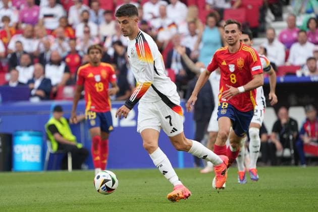 Kai Havertz (Deutschland Germany, 07) - Stuttgart 05.07.2024: Deutschland vs. Spanien, EURO2024, Viertelfinale, M45, EM-Arena Stuttgart