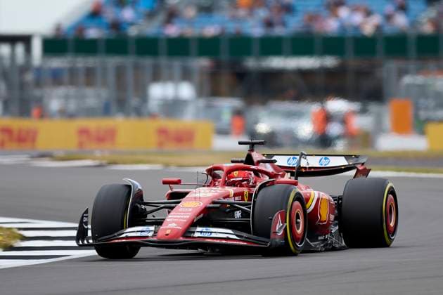 F1 Grand Prix of Great Britain - Practice Charles Leclerc of Monaco driving the (16) Scuderia Ferrari SF-24 on track during practice ahead of the F1 Grand Prix of Great Britain at Silverstone Circuit on July 5, 2024, in Northampton, England. Northampton Silverstone Circuit Northampton England RL_GPF1GB24_00497 Copyright: xRicardoxLarreinax