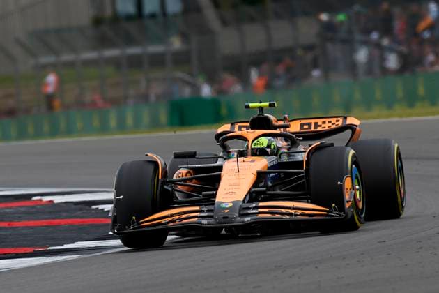 F1 Grand Prix of Great Britain - Practice Lando Norris of Great Britain driving the (4) McLaren Formula 1 Team MCL38 Mercedes on track during practice ahead of the F1 Grand Prix of Great Britain at Silverstone Circuit on July 5, 2024, in Northampton, England. Northampton Silverstone Circuit Northampton England RL_GPF1GB24_00634 Copyright: xRicardoxLarreinax
