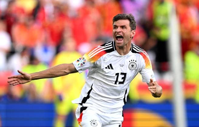 Fussball Euro 2024 Viertelfinale 05.07.2024 Spanien - Deutschland Thomas Mueller (Deutschland)