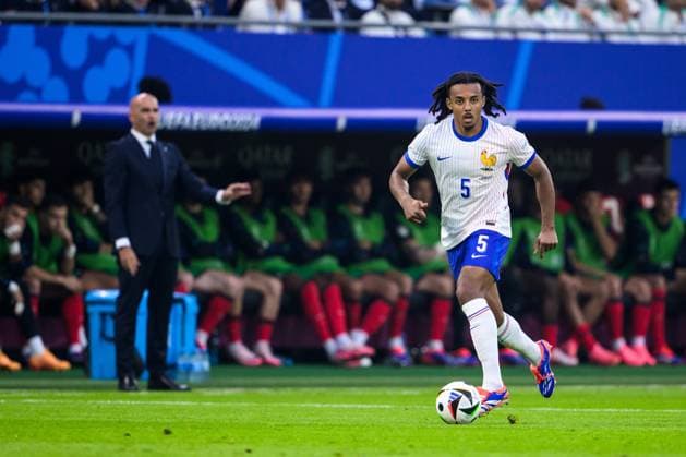 240705 Dayot Upamecano of France during the UEFA EURO, EM, Europameisterschaft,Fussball 2024 Football Championship Quarterfinal between Portugal and France on July 5, 2024 in Hamburg. Photo: Jesper Zerman BILDBYRAN kod JZ JZ0551 fotboll football soccer fotball fotbolls-em europamästerskap em uefa euro uefa european football championship euro 2024 portugal frankrike france bbeng bbauto Copyright: JESPERxZERMAN BB240705JZ029