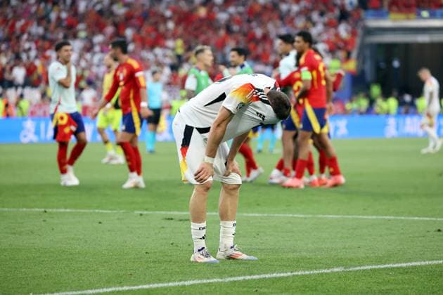 05.07.24 Spanien - Deutschland Deutschland, Stuttgart, 05.07.2024, Fussball, UEFA EURO, EM, Europameisterschaft,Fussball 2024, Viertelfinale, Spanien - Deutschland: Florian Wirtz (Deutschland).
