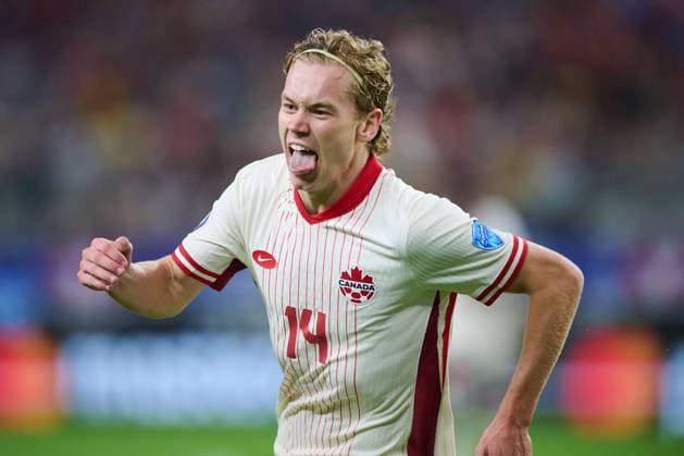 RECORD DATE NOT STATED Copa America USA 2024 Venezuela vs Canada - Quarter-final Jacob Shaffelburg celebrates his goal 0-2 of Canada during the CONMEBOL Copa America 2024 Quarter-final match between Venezuela and Canada, at AT-T Stadium, on July 05, 2024 in Arlington, Texas, United States. ARLINGTON TEXAS UNITED STATES  Copyright: xJorgexMartinezx 20240705201708_CA_QF_2024_VEN_CAN_SHAFFELBURG78