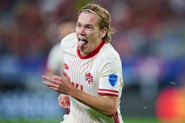 RECORD DATE NOT STATED Copa America USA 2024 Venezuela vs Canada - Quarter-final Jacob Shaffelburg celebrates his goal 0-2 of Canada during the CONMEBOL Copa America 2024 Quarter-final match between Venezuela and Canada, at AT-T Stadium, on July 05, 2024 in Arlington, Texas, United States. ARLINGTON TEXAS UNITED STATES  Copyright: xJorgexMartinezx 20240705201709_CA_QF_2024_VEN_CAN_SHAFFELBURG79