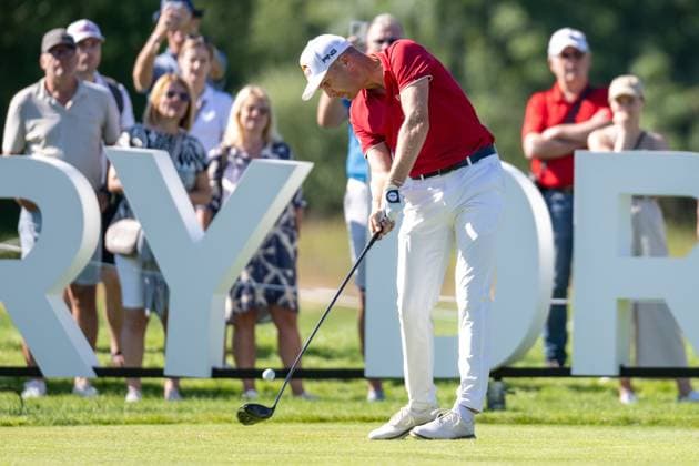 Matthias Schwab beim Abschlag, BMW International Open 2024, Golf, 06.07.2024 Muenchen Bayern Deutschland