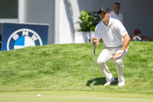 Martin Kaymer am Green, BMW International Open 2024, Golf, 06.07.2024 Muenchen Bayern Deutschland
