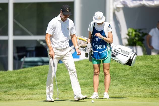 Martin Kaymer mit Caddy, BMW International Open 2024, Golf, 06.07.2024 Muenchen Bayern Deutschland