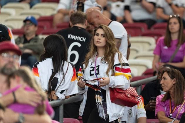 Alicia Andrich Frau von Robert Andrich (Deutschland 23) GER, Spanien (ESP) vs. Deutschland (GER), Fussball Europameisterschaft, UEFA EURO, EM, Europameisterschaft,Fussball 2024, Viertelfinale, 05.07.24, GER, Spanien (ESP) vs. Deutschland (GER), Fussball Europameisterschaft, UEFA EURO 2024, Viertelfinale, 05.07.24 Stuttgart Copyright: xEibner-Pressefoto WolfgangxFrankx EP_WFK