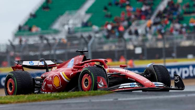 F1 Grand Prix of Great Britain - Qualifying Charles Leclerc of Monaco driving the (16) Scuderia Ferrari SF-24 on track during Qualifying ahead of the F1 Grand Prix of Great Britain at Silverstone Circuit on July 6, 2024, in Northampton, England. Northampton Silverstone Circuit Northampton England RL_GPF1GB24_00777 Copyright: xRicardoxLarreinax