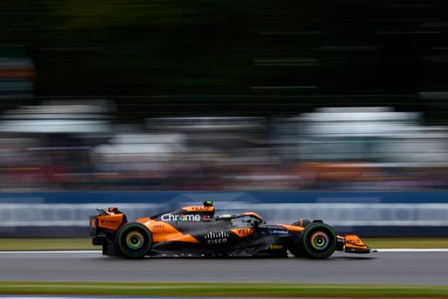 F1 Grand Prix of Great Britain - Qualifying Lando Norris of Great Britain driving the (4) McLaren Formula 1 Team MCL38 Mercedes on track during Qualifying ahead of the F1 Grand Prix of Great Britain at Silverstone Circuit on July 6, 2024, in Northampton, England. Northampton Silverstone Circuit Northampton England RL_GPF1GB24_00785 Copyright: xRicardoxLarreinax