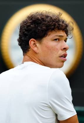 Ben Shelton during his third round match Wimbledon Tennis Championships, Day 6, The All England Lawn Tennis and Croquet Club, London, UK - 06 Jul 2024  Copyright: xJavierxGarcia Shutterstockx 14574535n