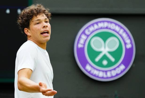 Ben Shelton during his third round match Wimbledon Tennis Championships, Day 6, The All England Lawn Tennis and Croquet Club, London, UK - 06 Jul 2024  Copyright: xJavierxGarcia Shutterstockx 14574535aq
