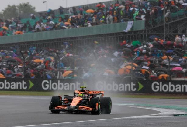 4 Lando Norris (GBR, McLaren Formula 1 Team), F1 Grand Prix of Great Britain at Silverstone Circuit on July 6, 2024 in Silverstone, Great Britain. (Photo by HOCH ZWEI) Silverstone Great Britain