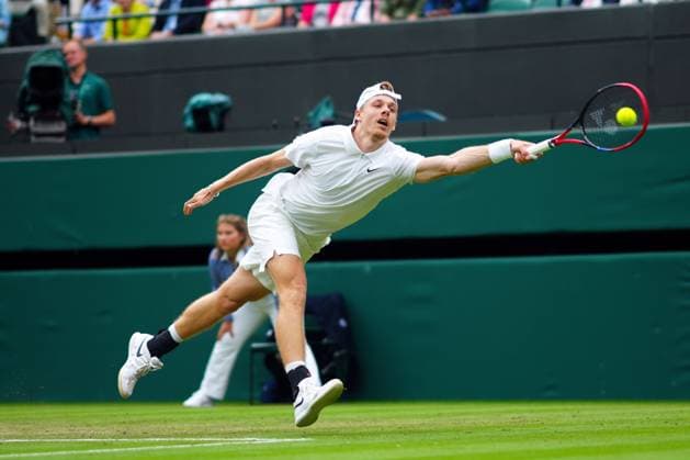 Denis Shapovalov during his third round match Wimbledon Tennis Championships, Day 6, The All England Lawn Tennis and Croquet Club, London, UK - 06 Jul 2024  Copyright: xJavierxGarcia Shutterstockx 14574535dv