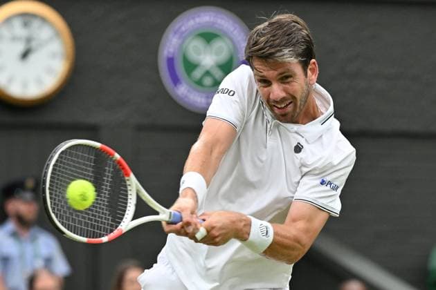 Cameron Norrie of Great Britain plays Alexander Zverev of Germany in the third round of the Wimbledon tennis mens singles championships held at the All England Lawn Tennis & Croquet Club. Featuring: Cameron Norrie Where: London, United Kingdom When: 06 Jul 2024 Credit: Ray Tang Cover Images **STRICTLY EDITORIAL USE ONLY** EDITORIAL USE ONLY. RESTRICTED TO NEWSPAPERS BASED IN THE UK Copyright: xx coverimg53926055