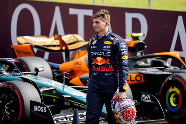 SILVERSTONE - Max Verstappen (Red Bull Racing) after qualifying for the British GP. ANP SANDER KONING xVIxANPxSportx xxANPxIVx 502899429 originalFilename: 502899429.jpg