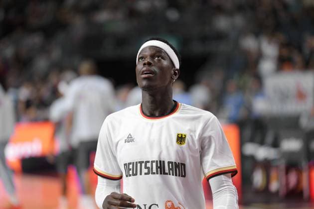 Länderspiel iDeutschland vs. Frankreich iin der Lanxess Arena Köln Vorbereitung auf die Olympischen Sommerspiele Hier: Dennis Schröder