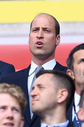 Fußball UEFA EURO, EM, Europameisterschaft,Fussball 2024 Viertelfinale England - Schweiz am 06.07.2024 in der Düsseldorf Arena in Düsseldorf Prince Prinz William Arthur Philip Louis ( Prinz von Wales )