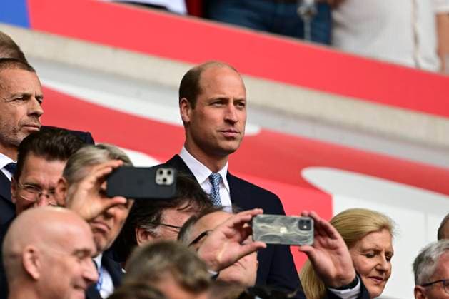 Prinz William, England - Schweiz, Fussball, UEFA EURO, EM, Europameisterschaft,Fussball 2024, Viertelfinale, 06.07.2024 Düsseldorf Nordrhein - Westfalen Deutschland