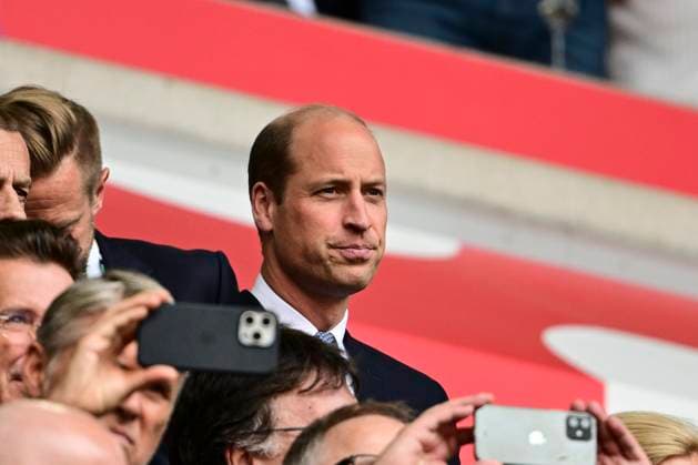 Prinz William, England - Schweiz, Fussball, UEFA EURO, EM, Europameisterschaft,Fussball 2024, Viertelfinale, 06.07.2024 Düsseldorf Nordrhein - Westfalen Deutschland