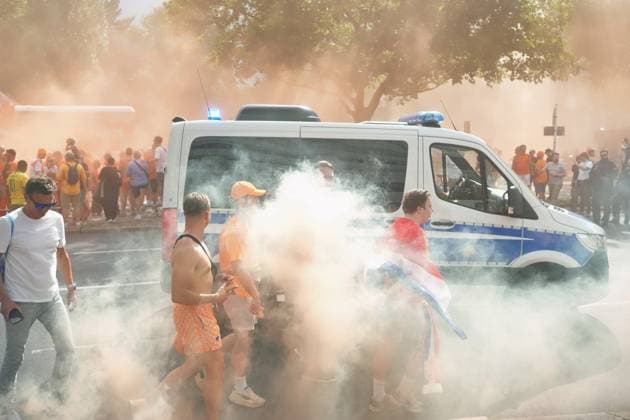 06.07.2024,Berlin,Impressionen vor dem Beginn des EM Viertelfinal Spiel Niederlande gegen die Türkei