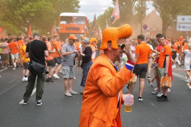 06.07.2024,Berlin,Impressionen vor dem Beginn des EM Viertelfinal Spiel Niederlande gegen die Türkei
