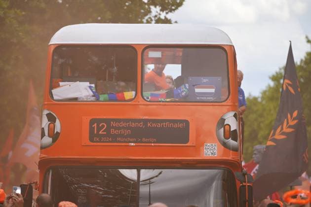 06.07.2024,Berlin,Impressionen vor dem Beginn des EM Viertelfinal Spiel Niederlande gegen die Türkei