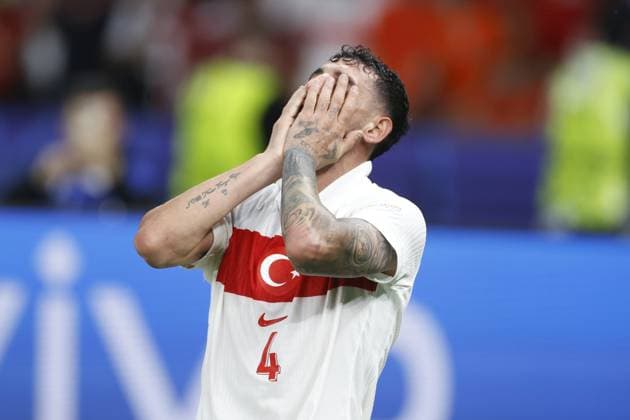 BERLIN, 06-07-2024, Olympia Stadium , European Football Championship Euro2024, Quarter finals match no.47 between Netherlands and Turkiye Turkiye player Samet Akaydin. Netherlands - Turkiye (Euro2024)  x25698488x Copyright: