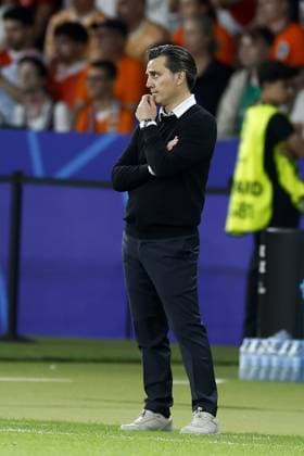 BERLIN, 06-07-2024, Olympia Stadium , European Football Championship Euro2024, Quarter finals match no.47 between Netherlands and Turkiye Turkiye trainer coach Vincenzo Montella . Netherlands - Turkiye (Euro2024)  x25699015x Copyright: