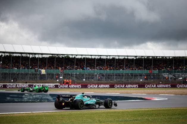 14 Fernando Alonso (ESP, Aston Martin Aramco F1 Team), F1 Grand Prix of Great Britain at Silverstone Circuit on July 6, 2024 in Silverstone, Great Britain. (Photo by HOCH ZWEI) Silverstone Great Britain