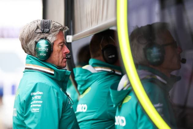 Andy Stevenson (GBR, Aston Martin Aramco F1 Team), F1 Grand Prix of Great Britain at Silverstone Circuit on July 6, 2024 in Silverstone, Great Britain. (Photo by HOCH ZWEI) Silverstone Great Britain
