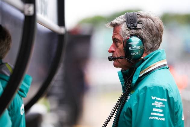 Andy Stevenson (GBR, Aston Martin Aramco F1 Team), F1 Grand Prix of Great Britain at Silverstone Circuit on July 6, 2024 in Silverstone, Great Britain. (Photo by HOCH ZWEI) Silverstone Great Britain