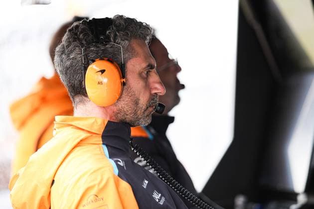Andrea Stella (ITA, McLaren Formula 1 Team), F1 Grand Prix of Great Britain at Silverstone Circuit on July 6, 2024 in Silverstone, Great Britain. (Photo by HOCH ZWEI) Silverstone Great Britain