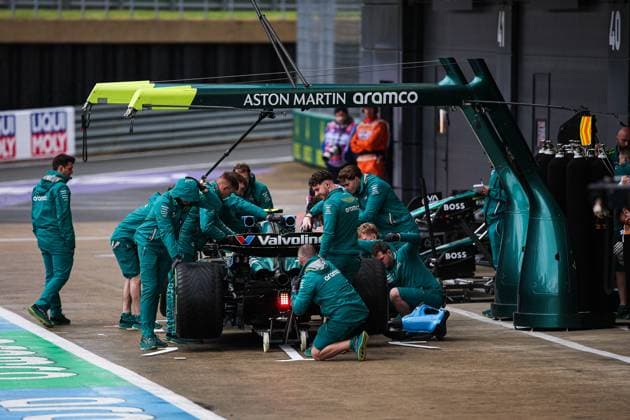 14 Fernando Alonso (ESP, Aston Martin Aramco F1 Team), F1 Grand Prix of Great Britain at Silverstone Circuit on July 6, 2024 in Silverstone, Great Britain. (Photo by HOCH ZWEI) Silverstone Great Britain