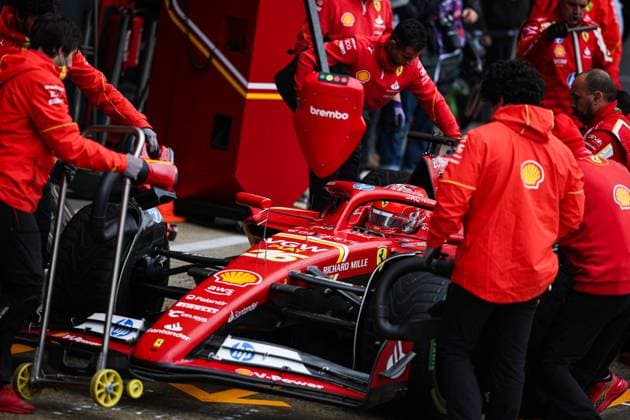 16 Charles Leclerc (MCO, Scuderia Ferrari HP), F1 Grand Prix of Great Britain at Silverstone Circuit on July 6, 2024 in Silverstone, Great Britain. (Photo by HOCH ZWEI) Silverstone Great Britain