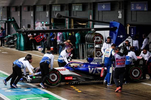 3 Daniel Ricciardo (AUS, Visa Cash App RB Formula One Team), F1 Grand Prix of Great Britain at Silverstone Circuit on July 6, 2024 in Silverstone, Great Britain. (Photo by HOCH ZWEI) Silverstone Great Britain