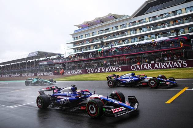 3 Daniel Ricciardo (AUS, Visa Cash App RB Formula One Team), 22 Yuki Tsunoda (JPN, Visa Cash App RB Formula One Team), F1 Grand Prix of Great Britain at Silverstone Circuit on July 6, 2024 in Silverstone, Great Britain. (Photo by HOCH ZWEI) Silverstone Great Britain
