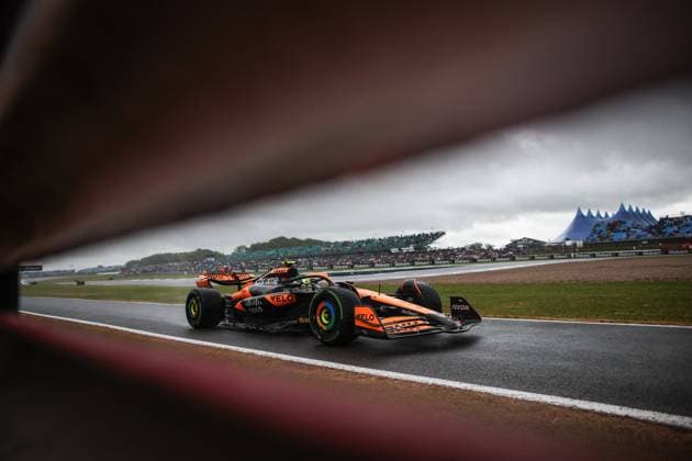 4 Lando Norris (GBR, McLaren Formula 1 Team), F1 Grand Prix of Great Britain at Silverstone Circuit on July 6, 2024 in Silverstone, Great Britain. (Photo by HOCH ZWEI) Silverstone Great Britain