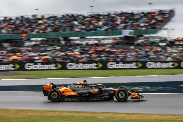 81 Oscar Piastri (AUS, McLaren Formula 1 Team), F1 Grand Prix of Great Britain at Silverstone Circuit on July 6, 2024 in Silverstone, Great Britain. (Photo by HOCH ZWEI) Silverstone Great Britain