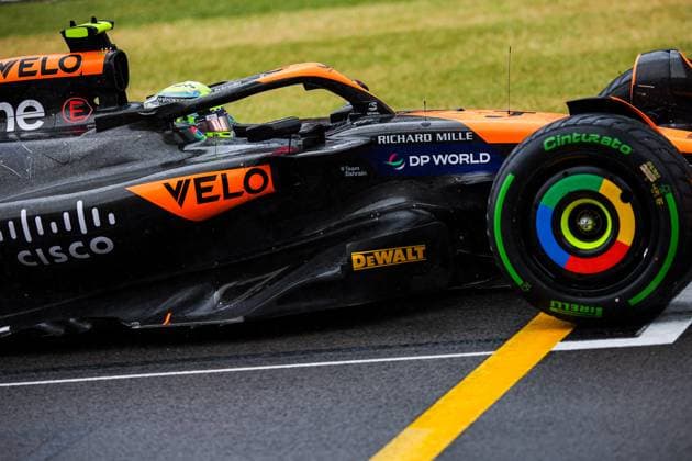 4 Lando Norris (GBR, McLaren Formula 1 Team), F1 Grand Prix of Great Britain at Silverstone Circuit on July 6, 2024 in Silverstone, Great Britain. (Photo by HOCH ZWEI) Silverstone Great Britain