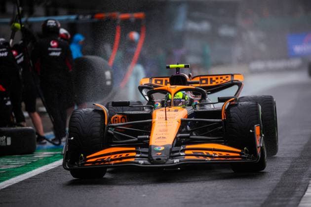 4 Lando Norris (GBR, McLaren Formula 1 Team), F1 Grand Prix of Great Britain at Silverstone Circuit on July 6, 2024 in Silverstone, Great Britain. (Photo by HOCH ZWEI) Silverstone Great Britain