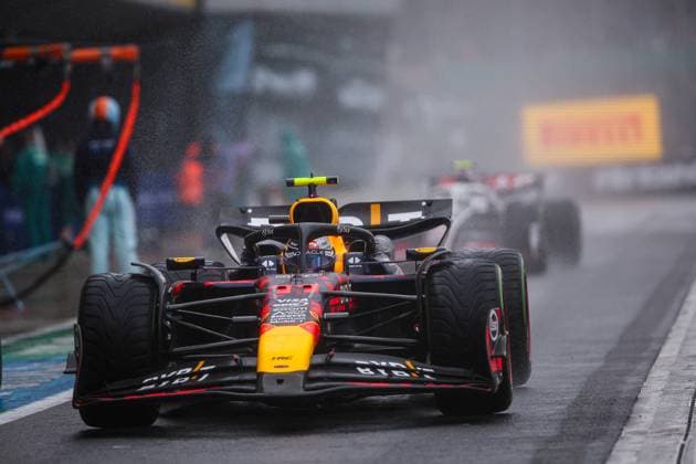 11 Sergio Perez (MEX, Oracle Red Bull Racing), F1 Grand Prix of Great Britain at Silverstone Circuit on July 6, 2024 in Silverstone, Great Britain. (Photo by HOCH ZWEI) Silverstone Great Britain