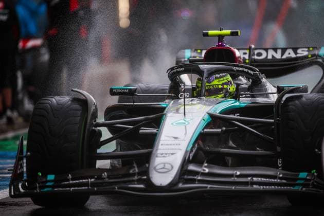 44 Lewis Hamilton (GBR, Mercedes-AMG Petronas F1 Team), F1 Grand Prix of Great Britain at Silverstone Circuit on July 6, 2024 in Silverstone, Great Britain. (Photo by HOCH ZWEI) Silverstone Great Britain