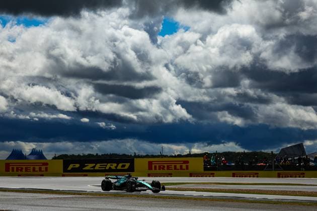 18 Lance Stroll (CAN, Aston Martin Aramco F1 Team), F1 Grand Prix of Great Britain at Silverstone Circuit on July 6, 2024 in Silverstone, Great Britain. (Photo by HOCH ZWEI) Silverstone Great Britain